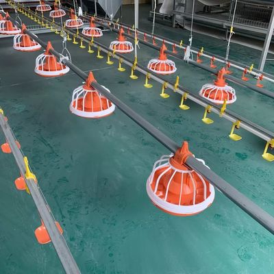 ब्रायलर 10 साल के जीवन काल के लिए Dia.25mm स्वचालित पोल्ट्री फीडर