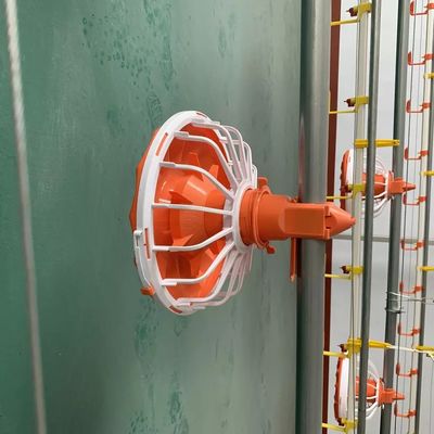 HX पोल्ट्री फार्म उपकरण 0.75kw स्वचालित चिकन फीडर सिस्टम
